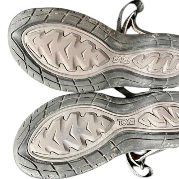 Teva Tirra Sustainable Strappy Sandal - Solid Black/Gray - 9 - Picture 8 of 9